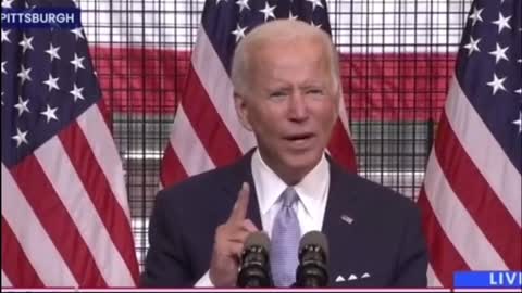 Joe Biden * Run Out* of Thoughts in his Speech