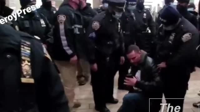 Jab Mandate Protestors Arrested At Burger King by NYPD