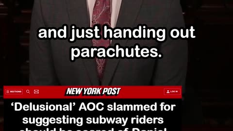 AOC Says Subway Riders Should Be Scared of Daniel Penny