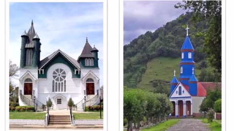 Churches - beautiful churches - from large to tiny church buildings