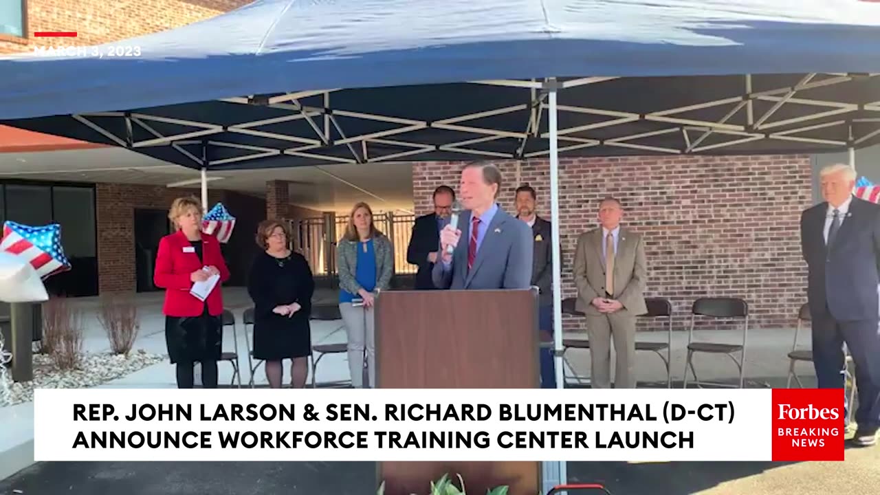 Richard Blumenthal & John Larson Celebrate Launch Of New Connecticut Workforce Training Center