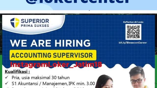 Rekomendasi loker Superior Prima Sukses Accounting SPV