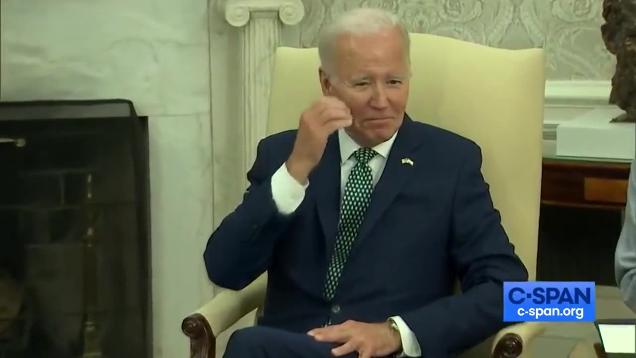 Biden Stares Confusingly and Refuses to Answer