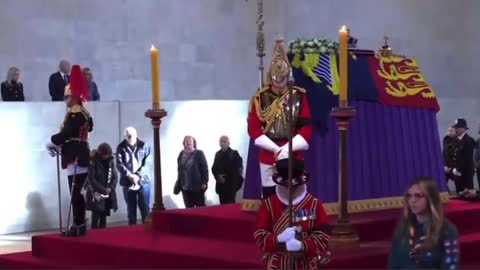 President and First Lady Visiting Westminster Hall