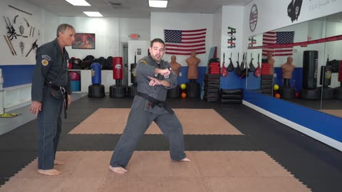 Correcting common errors executing the American Kenpo technique Broken Ram