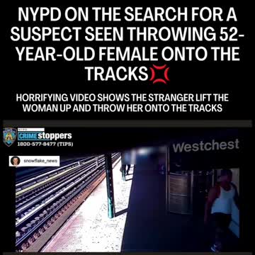 The 52-year-old woman was standing on the platform for a southbound THEN THIS HAPPENED