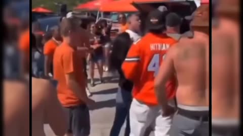 Tailgate brawl