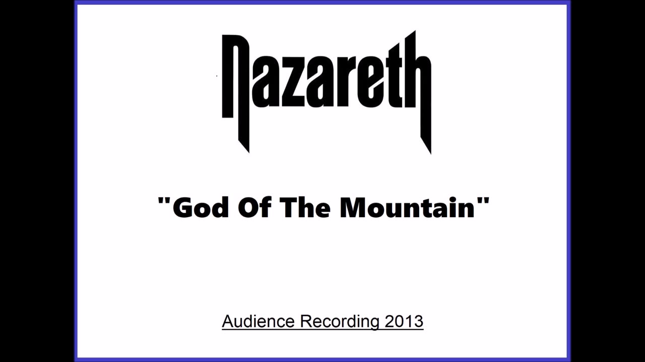 Nazareth - God Of The Mountain (Live in Budapest, Hungary 2013) Audience