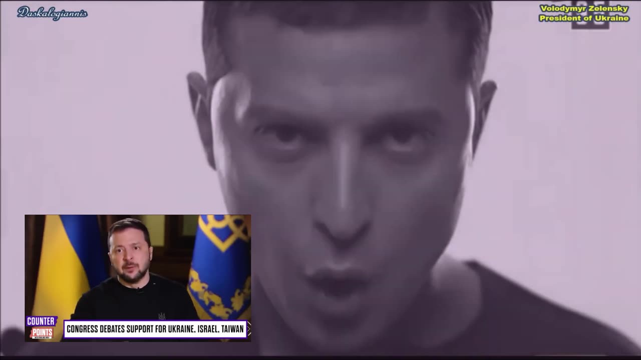 This is the leader of Ukraine - he wants money