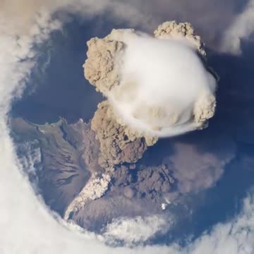Nasa | Sarychev Volcano Eruption international space station