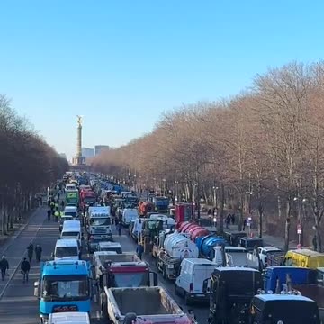 Berlin is Paralyzed by Nationwide Farmer Protests
