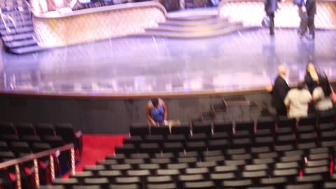 A look inside the theater at the Wynn casino in Las Vegas.