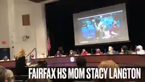 Fairfax County School Board, VA, (9/23/21), mother - Stacy Langton (pedophilia in library books)