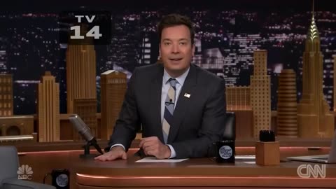 Donald Trump lets Jimmy Fallon mess up his hair