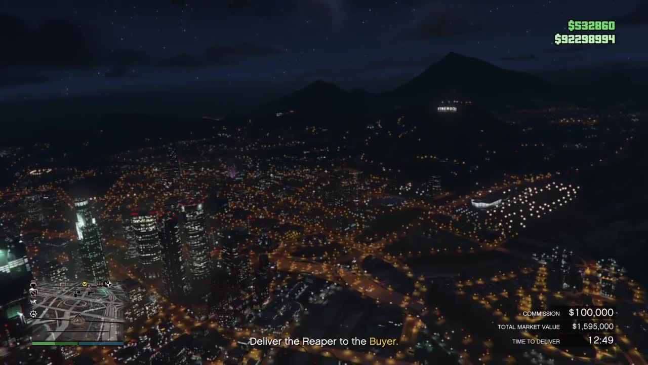 GTA Vehicle Cargo Sell to Lake Vinewood Drive Vinewood Hills