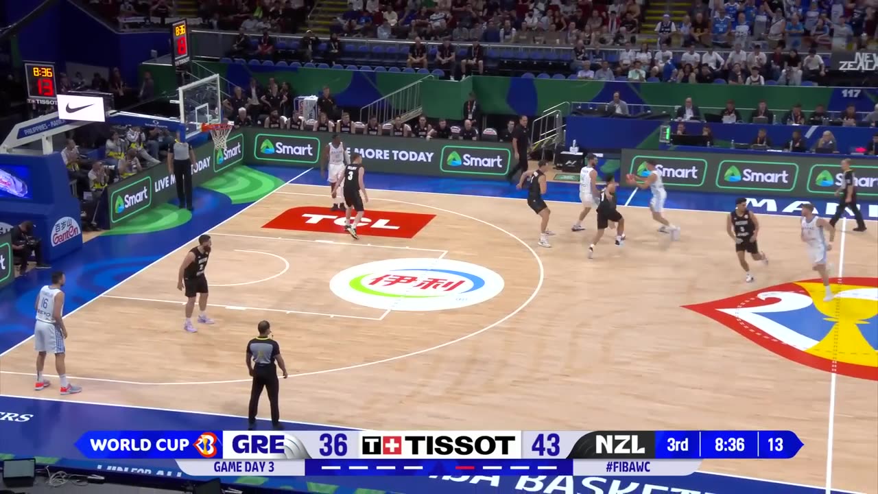 Greece 🇬🇷 vs New Zealand 🇳🇿 - Condensed Game - FIBA Basketball World Cup 2023