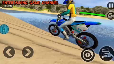 Beach Water Surfer Bike Racing Games