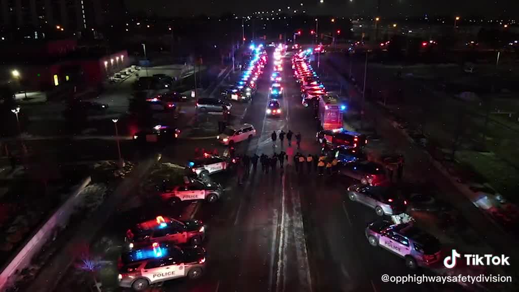 Ontario Provincial Police Honour Fallen Officer