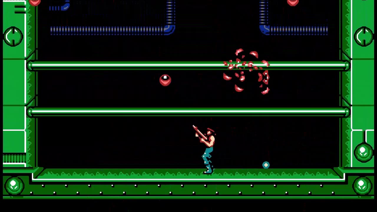 Super C (NES) Area 4 Playthrough