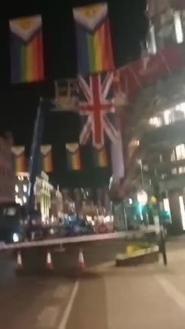 British Flag Gets Thrown On The Ground To Make Room For LGBT Flag