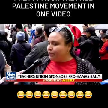 How stupid are the Pro-Hamas Protesters? They can't even pronounce the word "Palestine."