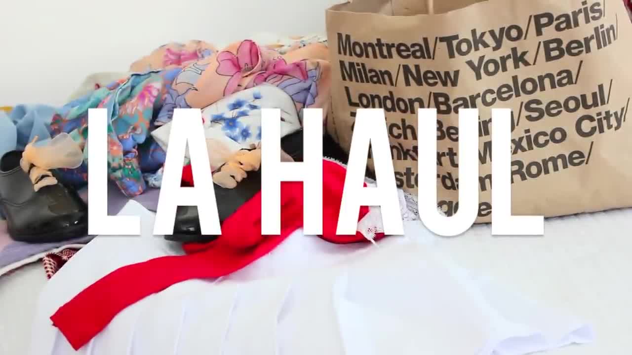 LA Haul: Thrifting & American Apparel Flea Market // 2015