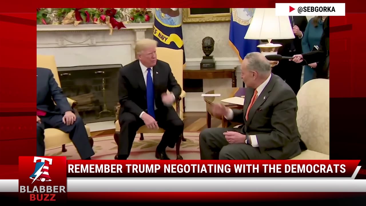 Remember Trump Negotiating With The Democrats