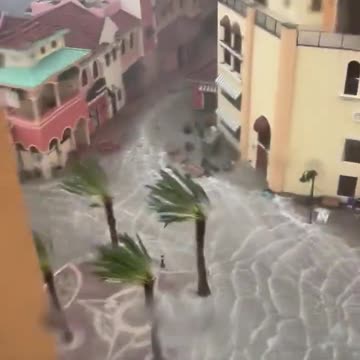 Cape Coral Florida storm surge from Hurricane Ian