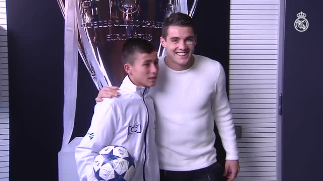 Johan, the 'Angel boy' who helped rescue teams to the Chapecoense plane crash, meets his idols