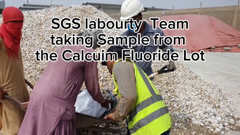 Calcuim Fluoride SGS labourty Sampling process.