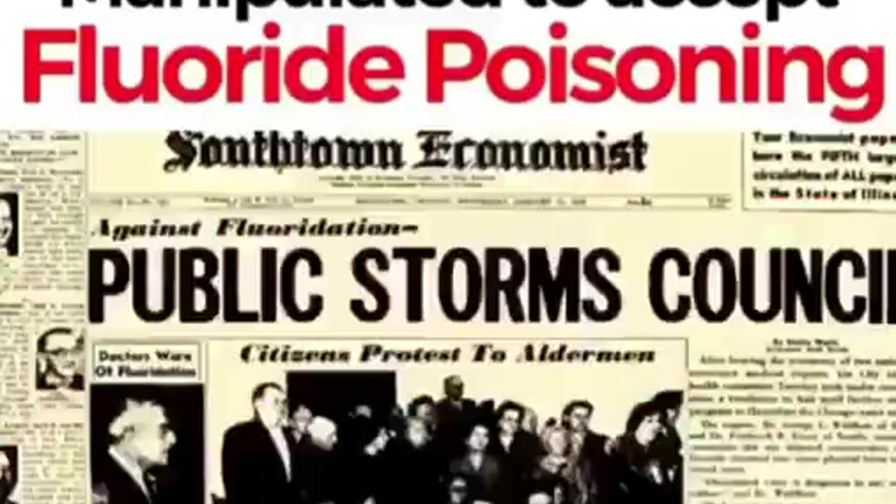 HOW THE MASSES WERE MANIPULATED TO ACCEPT FLUORIDE POISONING