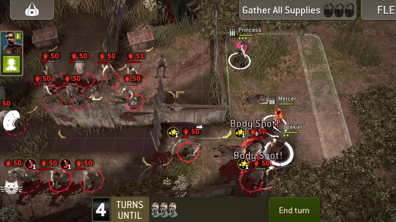 The Walking Dead No Man's Land Getting Burnt Round 54