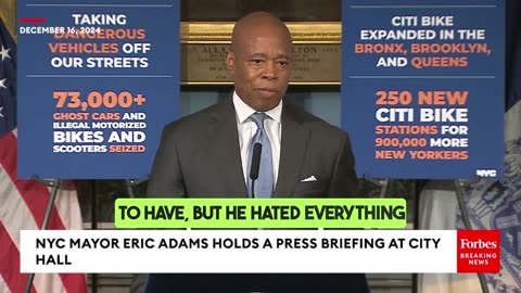 Mayor Eric Adams stuns a room full of liberals, declaring the CEO shooter