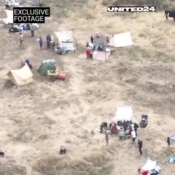 Footage from the occupied left bank of the Dnieper