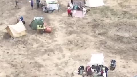 Footage from the occupied left bank of the Dnieper