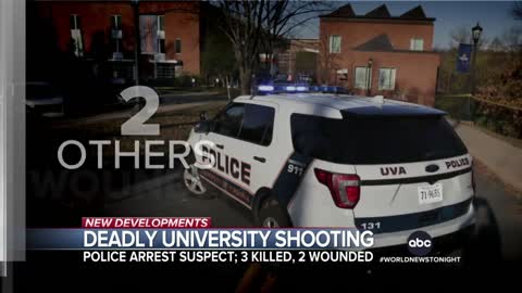 3 dead, 2 injured in shooting at University of Virginia