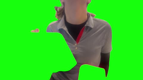 No Chick-fil-A Sauce Girl | Green Screen