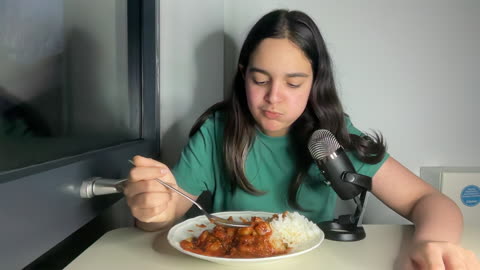 Prawn Curry Mukbang | ASMR