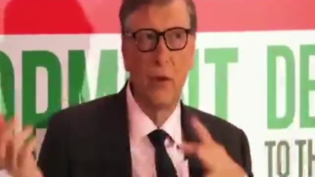All the evidence you need: Bill Gates in Davos on Jan 24, 2017.