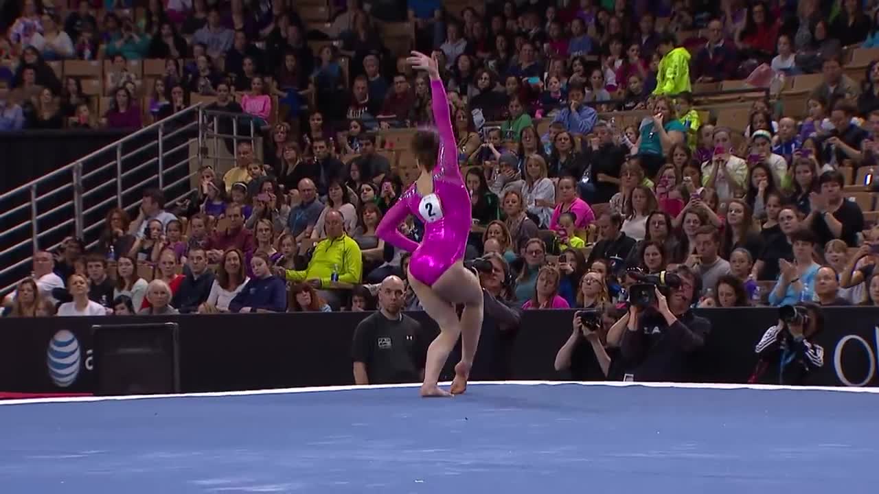 Katelyn Ohashi - Floor Exercise - 2013 AT&T American Cup