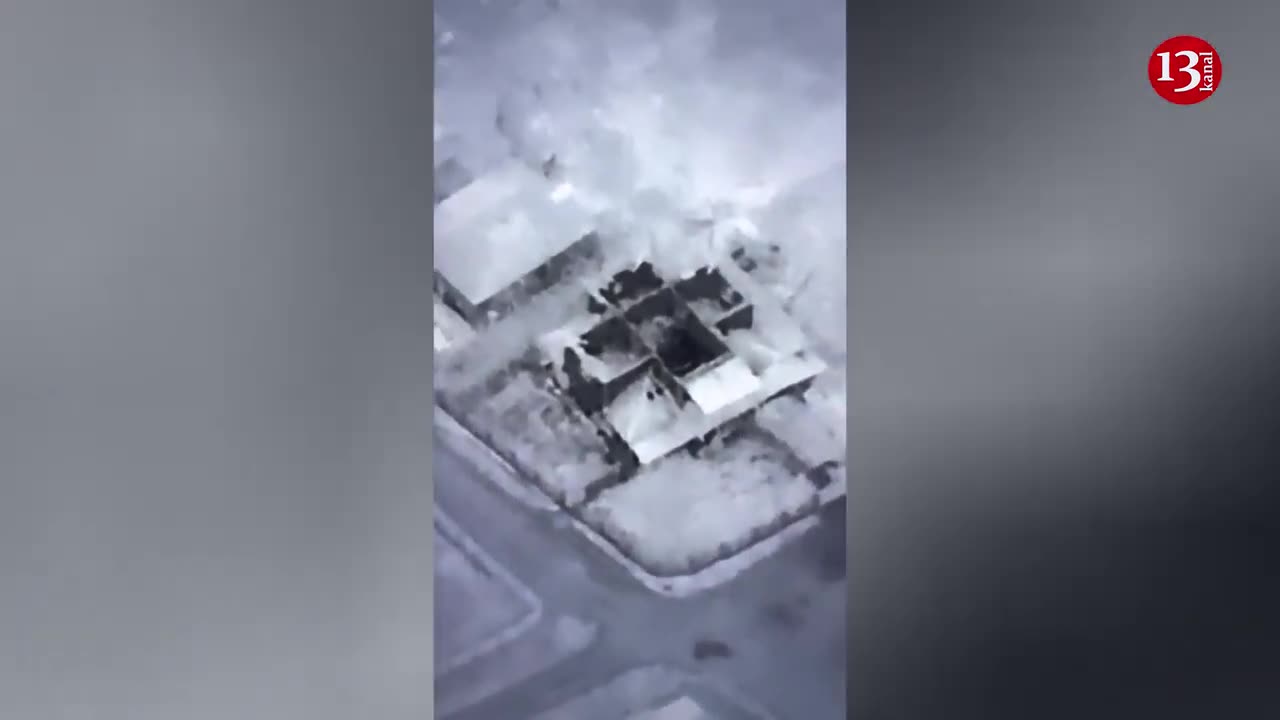 Trying to hide in residential houses with their cars, Russian soldiers were targeted by drones