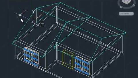 AutoCAD 3D House Modeling Tutorial Beginner (Basic)