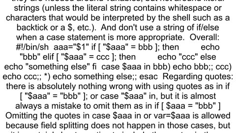 How to use if elif else in bash