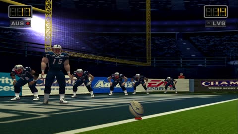 Las Vegas Gladiators at Austin Wranglers - Week 1 | EA Sports' Busy 2006 | Arena Football (PS2)