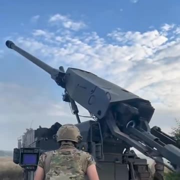 Footage of the Amazing Next Gen Ceaser 155mm Gun