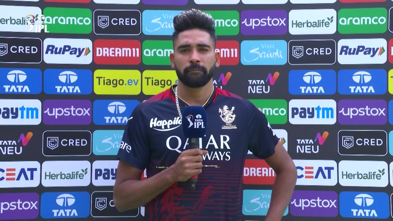 M20: RCB vs DC – Mohammed Siraj Interview