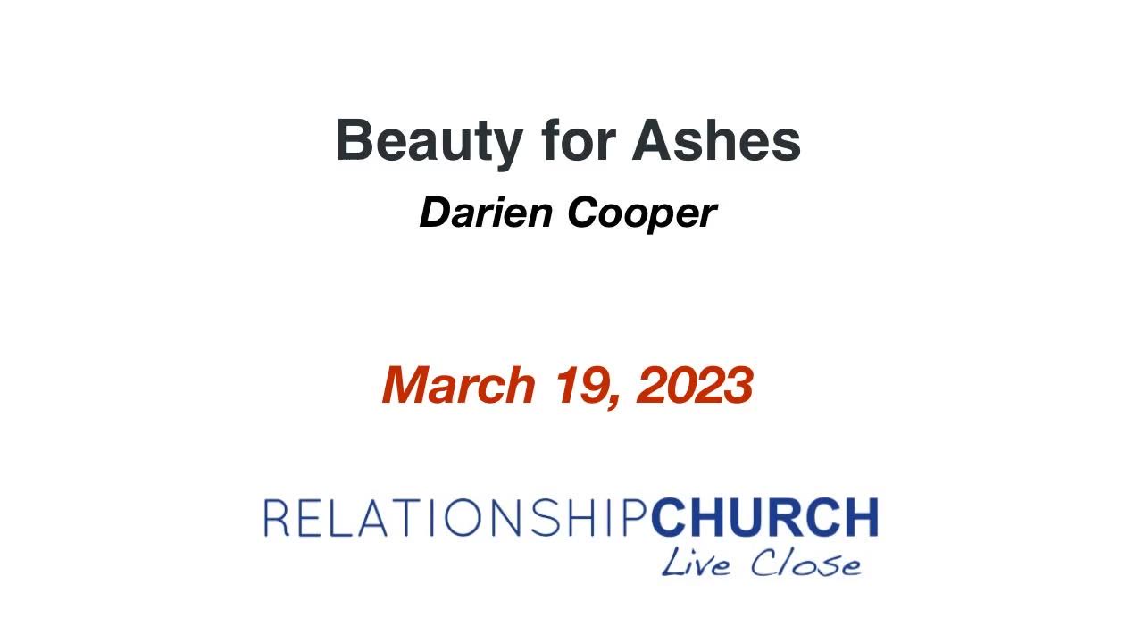 Beauty for Ashes