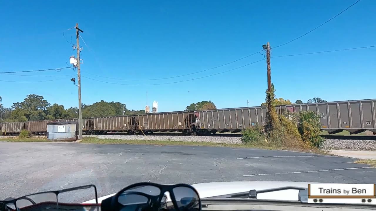 BNSF on NS Tracks NB in Jackson Ga