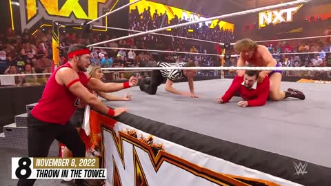 Top 10 NXT Moments: WWE Top 10, Nov. 8, 2022