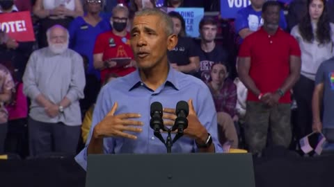 President Joe Biden and former President Barack Obama campaign in Pennsylvania